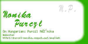 monika purczl business card